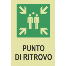 segnaletica adesiva fotoluminescente punto di ritrovo segnaletica adesiva fotoluminescente punto di ritrovo